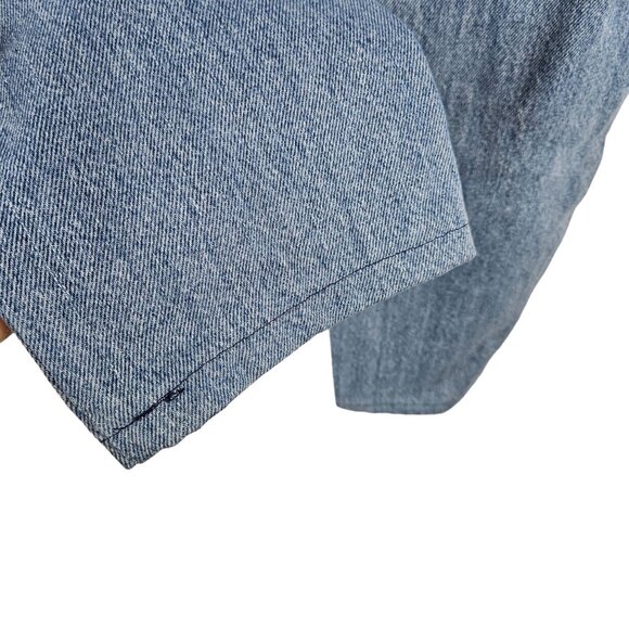 Vintage Levi's 521 Tapered Leg Jeans Womens 16 USA Made 16521-0291 28" Inseam - Picture 7 of 11